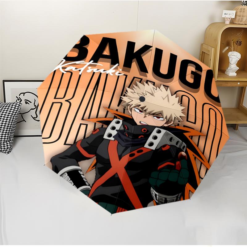 Bakugou Fashionable Automatic Opening/Closing Folding Umbrella. Portable and Foldable, Ideal for Gift, Travel, and Daily Use.