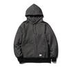 NANGA Men's ECO HYBRID SWEAT HOODIE, N1R8 Black, Size L