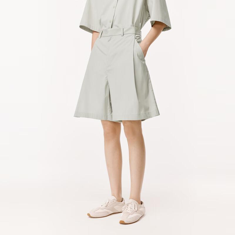 LESS 2024 Summer Casual Wide-leg Cropped Pants