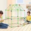Diy Kids Building Tent Kit With Plastic Connectors For Imaginative Play And Parentchild Interaction