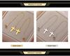 Dawapara Cross Long Earrings for Women Stainless Steel Tassel Earrings Christian Symbol Minimalism Cross Charm Religious Jewelry