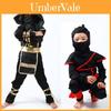 Fantástico Traje de Fantasia de Guerreiro Samurai Assassino Ninja para Meninos Crianças para o Halloween