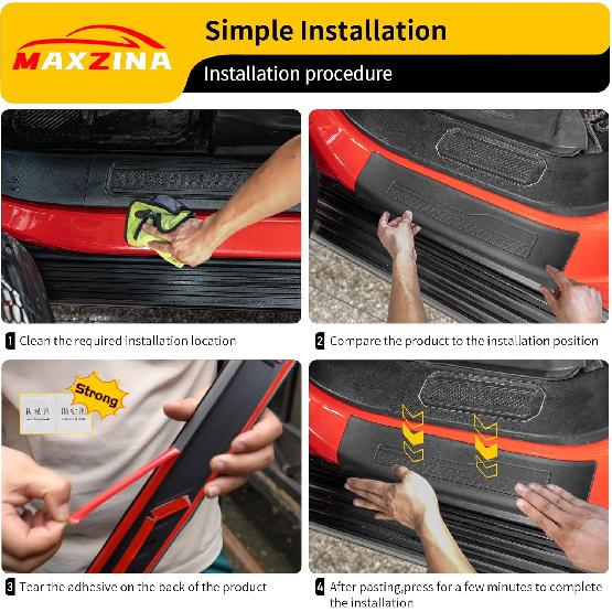 Door Sill Protector Compatible With -2025 Ford Bronco Door Step Protector Door Edge Step Guard Car Door Dust Shield Cover For 2024 Bronco 4 Door