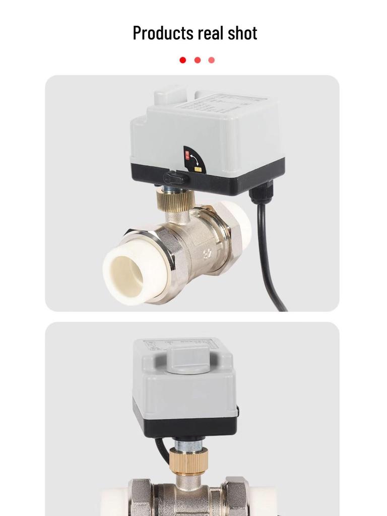 PPR Manuell-Automatisch Elektrisches Solar-Kugelhahn 220V für Leitungswasser