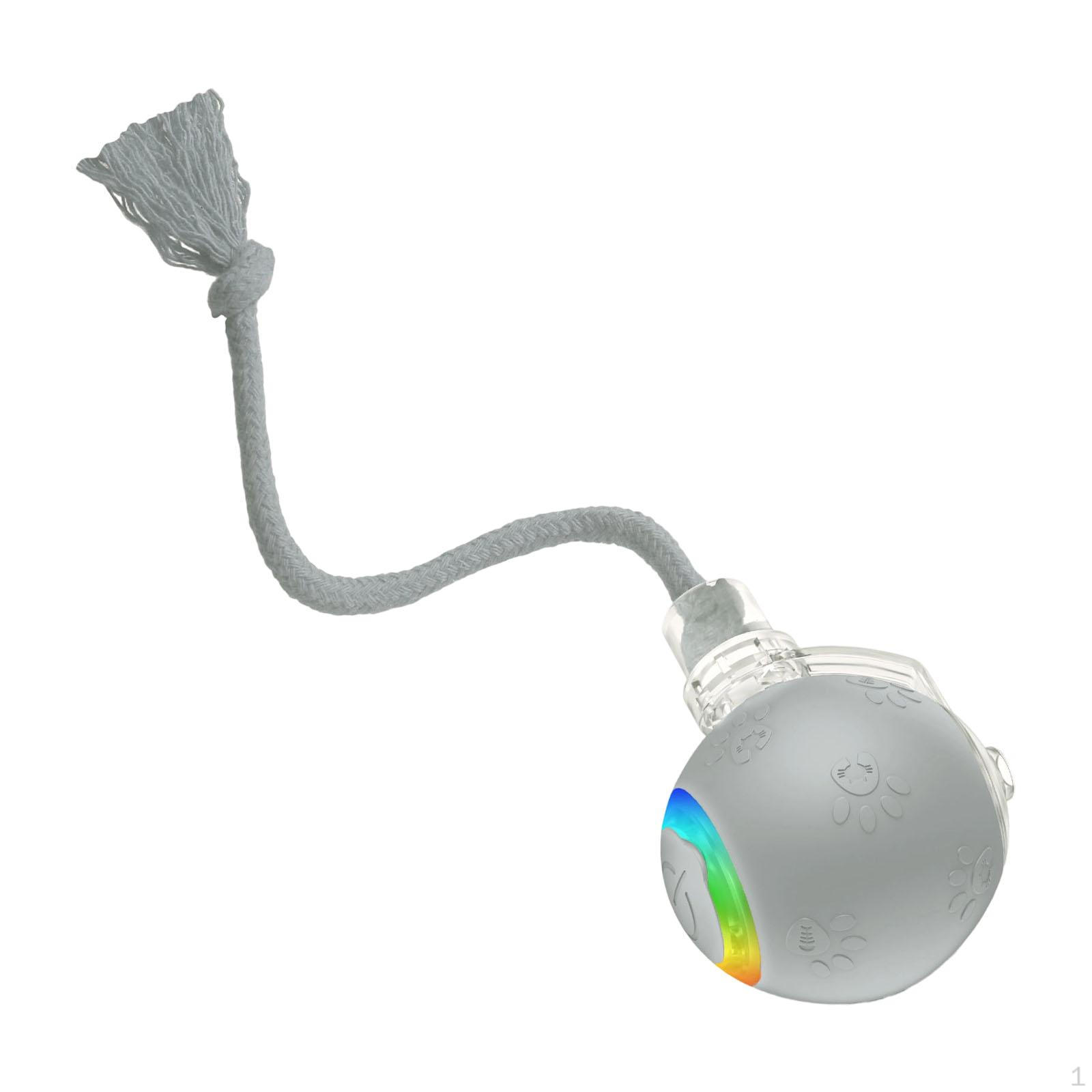 

Engaging Cat Play Ball, Fast Moving Rechargeable Toy for Indoor Use серый