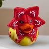 Carnivorous Flower Duck Figurine 3D Printed Horror Deck Statue Collectible Funny Duck Ornament