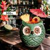 Bicchiere da Cocktail in Ceramica Teschio Zombie Tiki Hawaiano