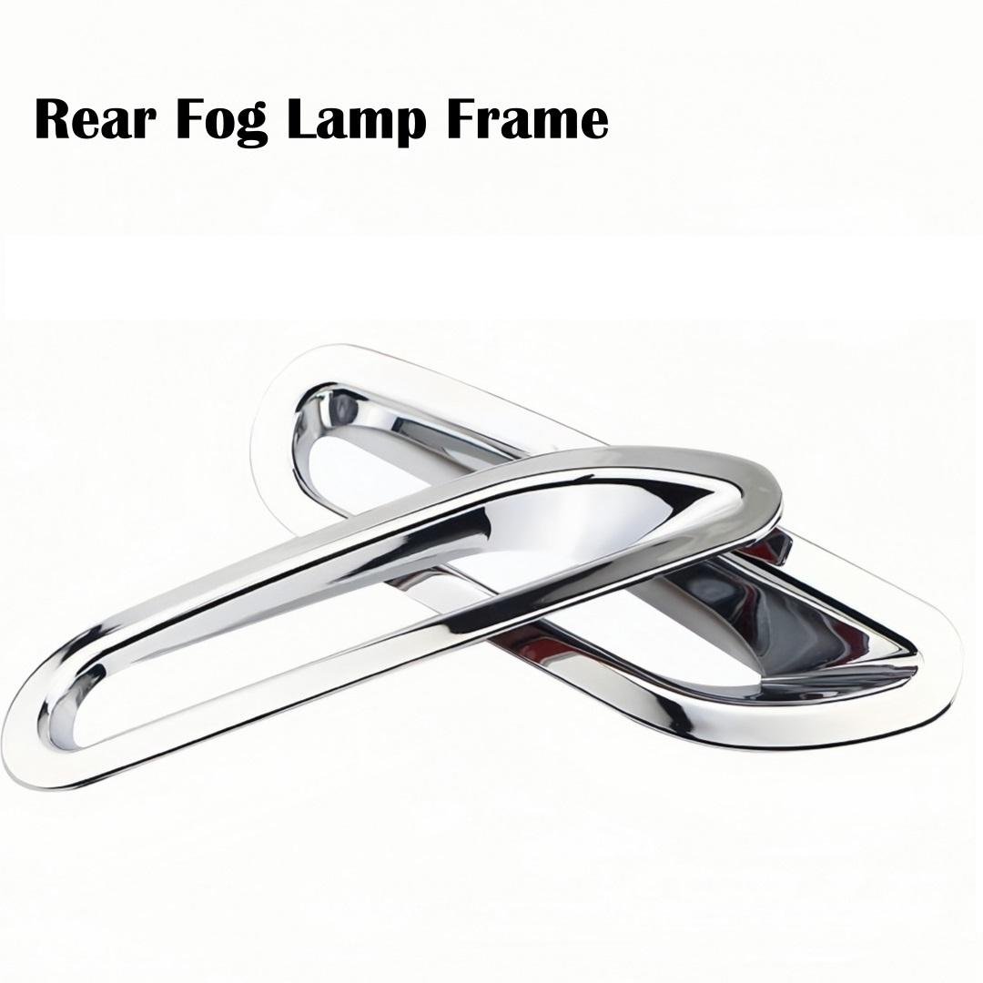 Carparts  Abs Chrome Rear Fog Lamps Back Fog Light Trim Brake Lights Cover For Nissan X-Trail Xtrail T32 2014- Accessories