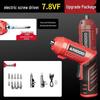 Rechargeable Multifunctional Electric Screwdriver Set - Compact Household Phillips & Slotted Tool.