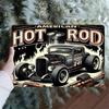 Metal Poster Vintage Hot Rod 8x12 Inch Retro Garage Bar Wall Art