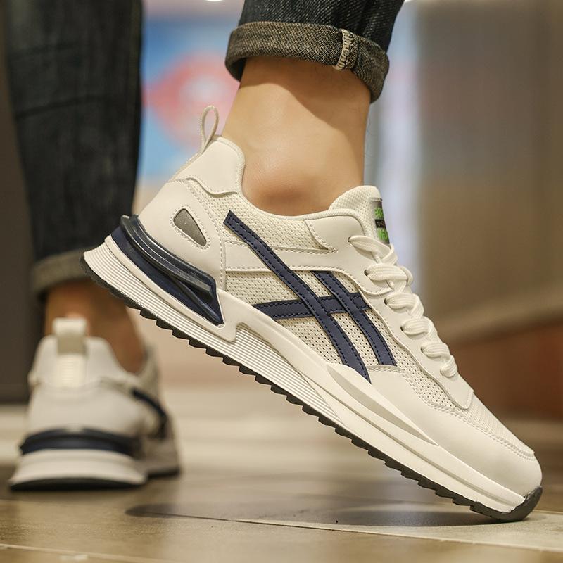 Men's Sneakers Men Non-slip Casual Shoes Mesh Breathable Running Shoes Lace Up Walking Sneaker Outdoor Skateboarding Shoes tenis