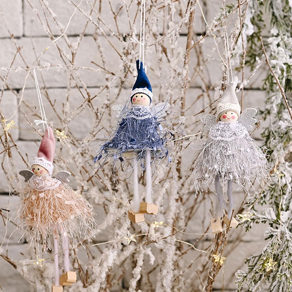 Christmas Decoration Items Plush Girl Leg Hanging Pendant Creative New Little Angel Hanging Pendant Doll Pendant