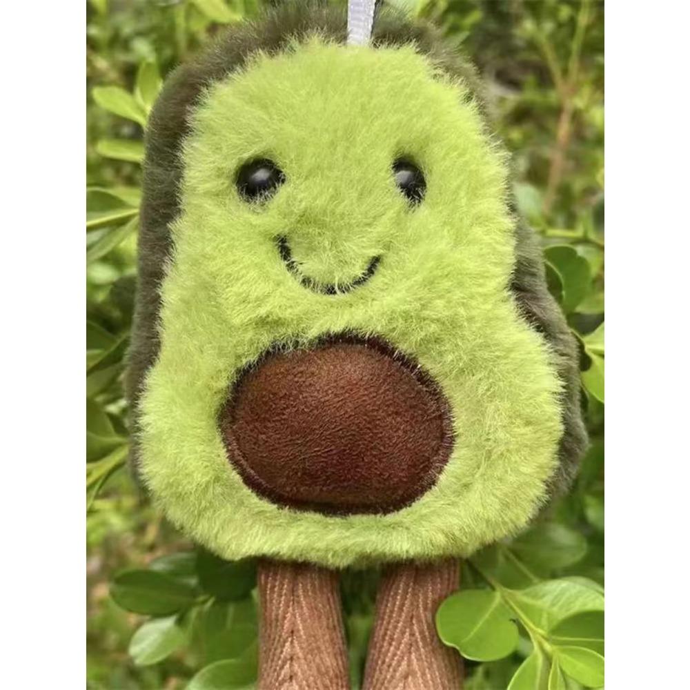 Un simpatico peluche avocado, adatto alla compagnia quotidiana di cani di piccola e media taglia