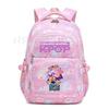 K-pop Backpack Teens Girls Capacity Schoolbag Flowers Printe Laptop School Backpack Travel Rucksack YK2 Mochila