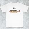 Fih Fish Meme Tee?Brain Rot Funny Gen Z Inappropriate Gag Gift Shirt