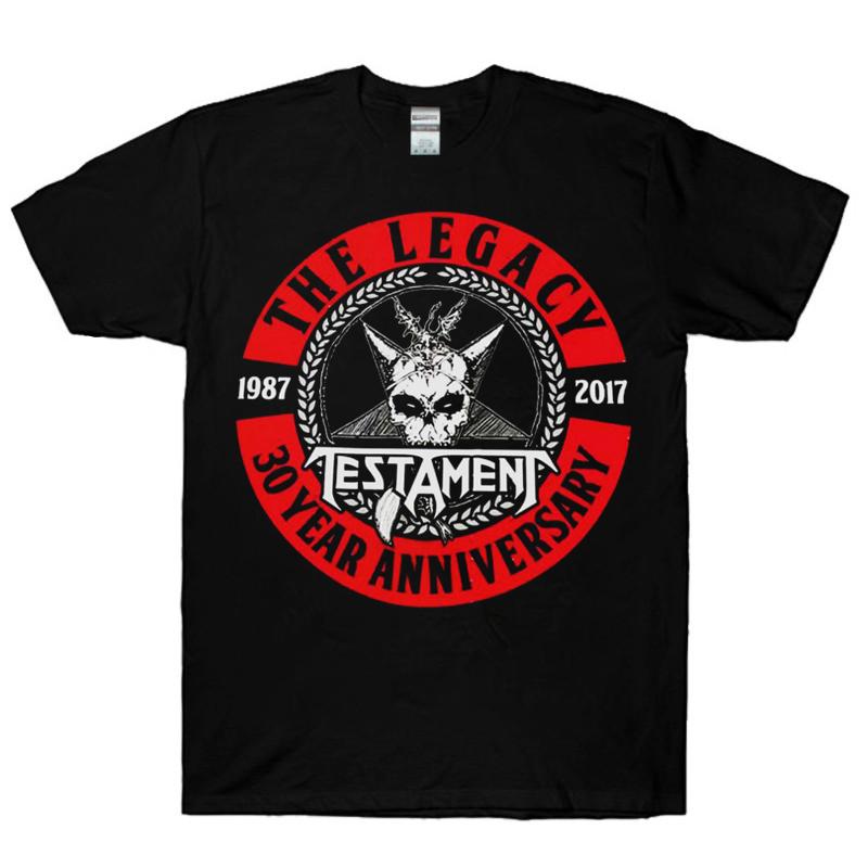 TESTAMENT THE LEGACY 30 YEARS BLACK T-SHIRT S