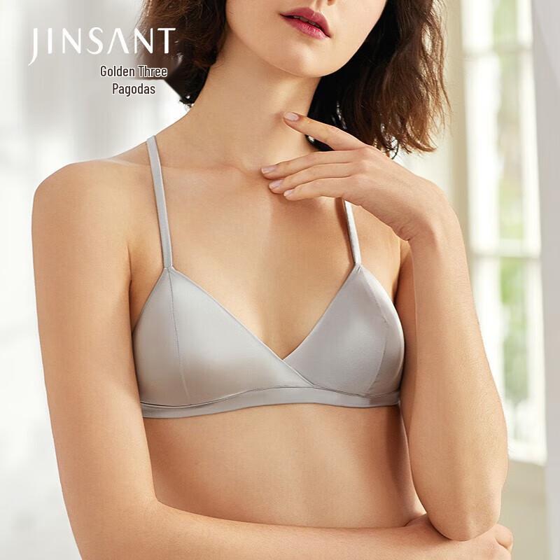 Jinsanta Silk Wireless Thin Cup Bra M