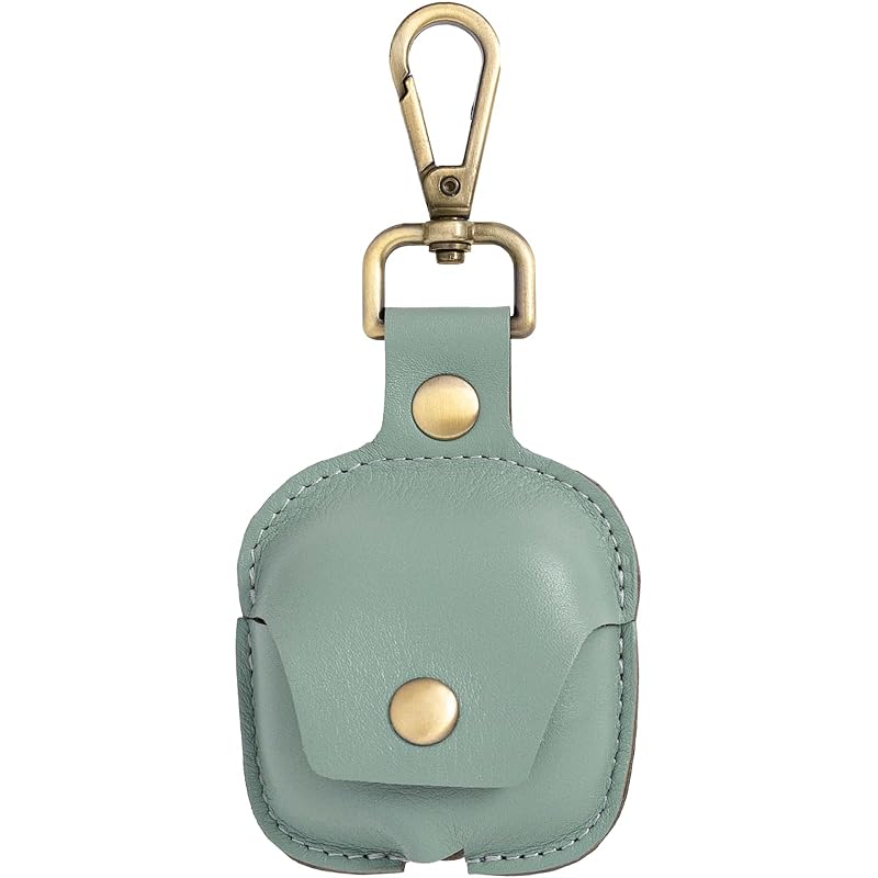 

[Dom Teporna] AirPods4 compatible case genuine leather With carabiner Airpods compatible cover 4th generation Wireless charging possible Can be
