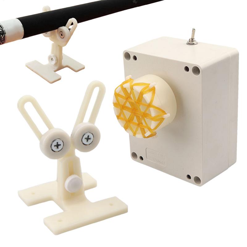 Fishing Rod Building Kit Fishing Rod Repair Machine 0-40 Rpm Epoxy Resin Rotating Gluing Machine For Fishing Rod Building tool