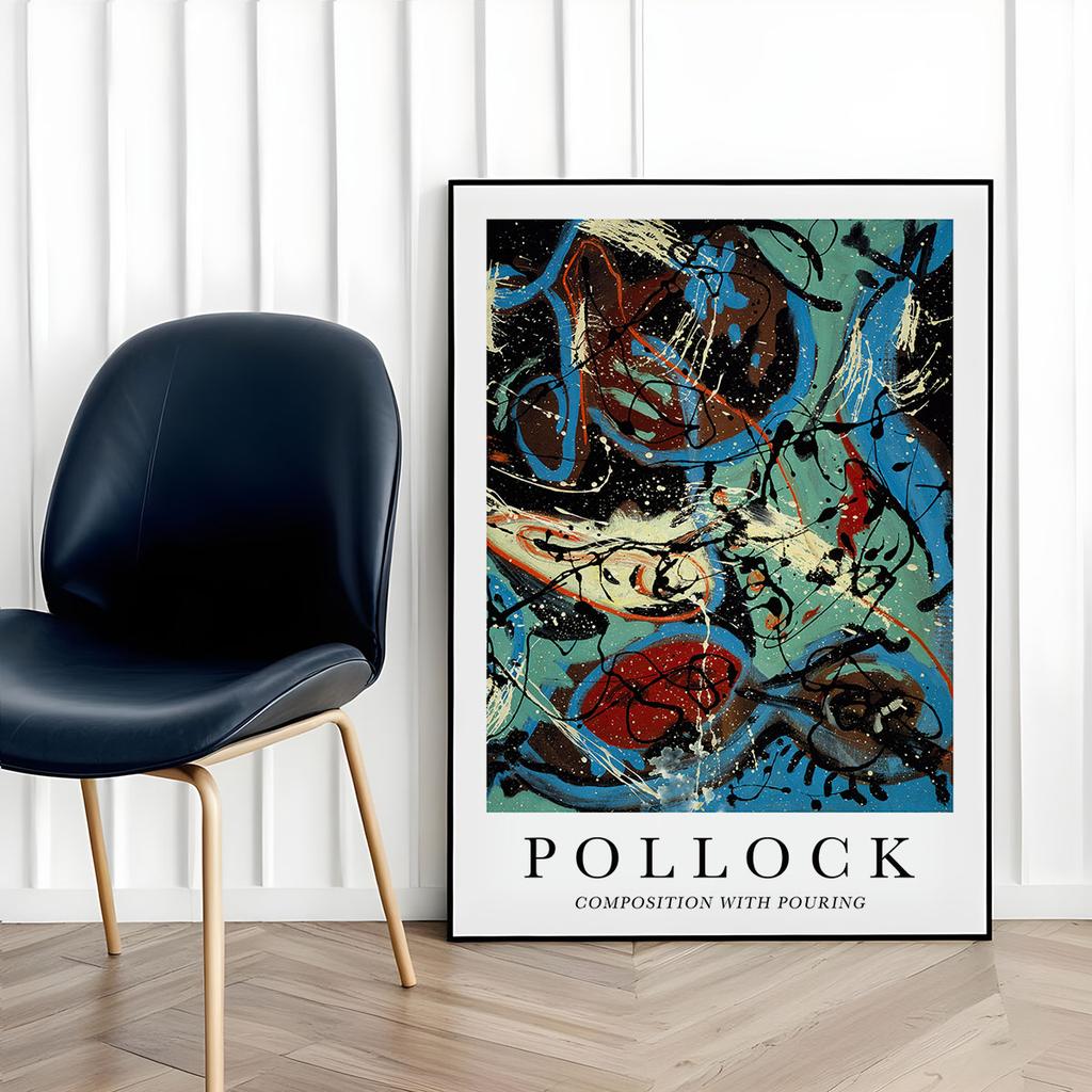 Poster Abstractions Paintings Pollock