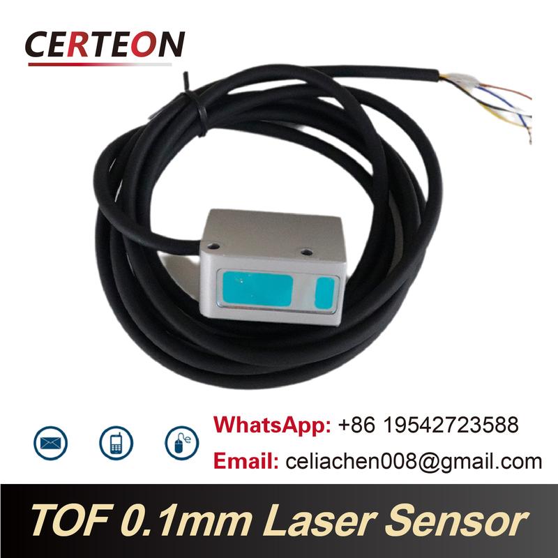 LR400 Laser Displacement Sensor RS485 NPN PNP Industrial Laser Distance Sensor 60–400mm Precision Compact Non‑contact
