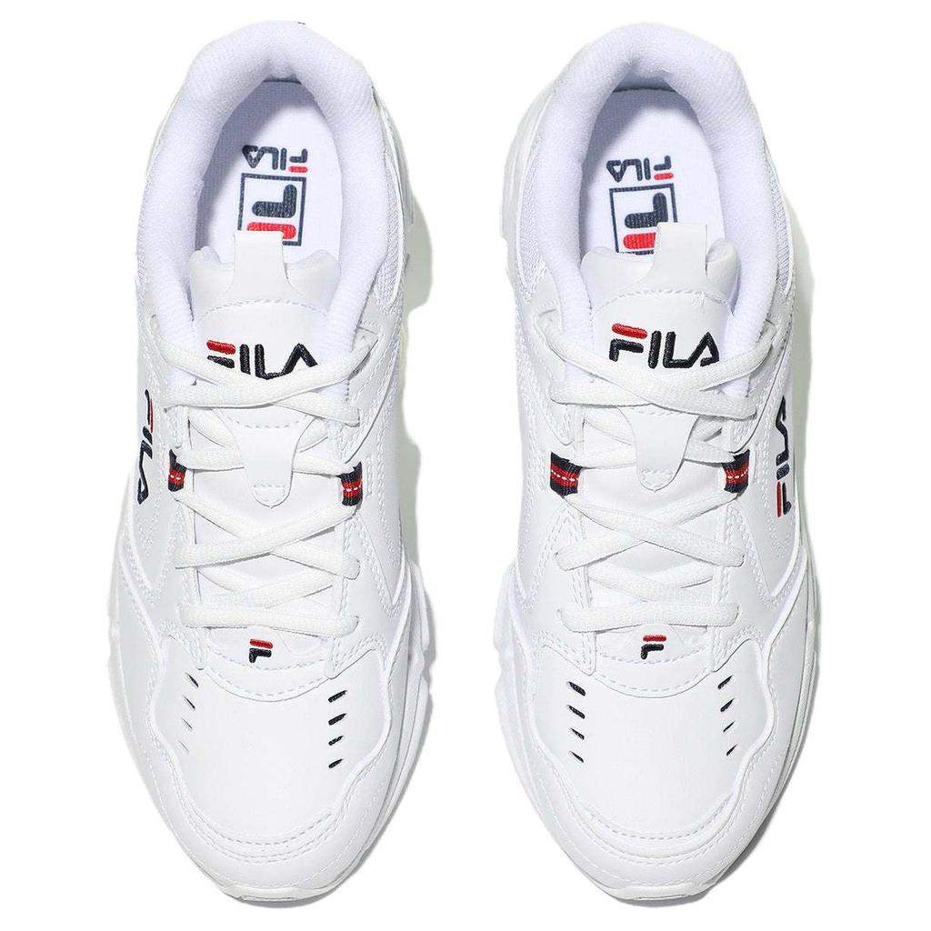 Fila Ranger 22 Cómodas Versátiles Zapatillas de Running de Cuero Sintético Unisex Blanca FS261RU03X012100