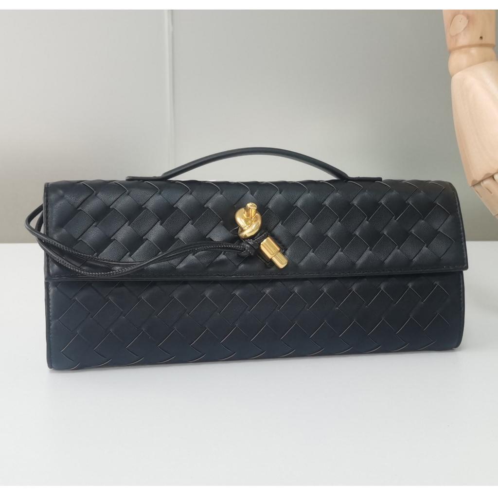 Nischen Strick Ein Schultertasche Mode Horizontale Clutch Akkordeon Damen Schräg Umhängetasche