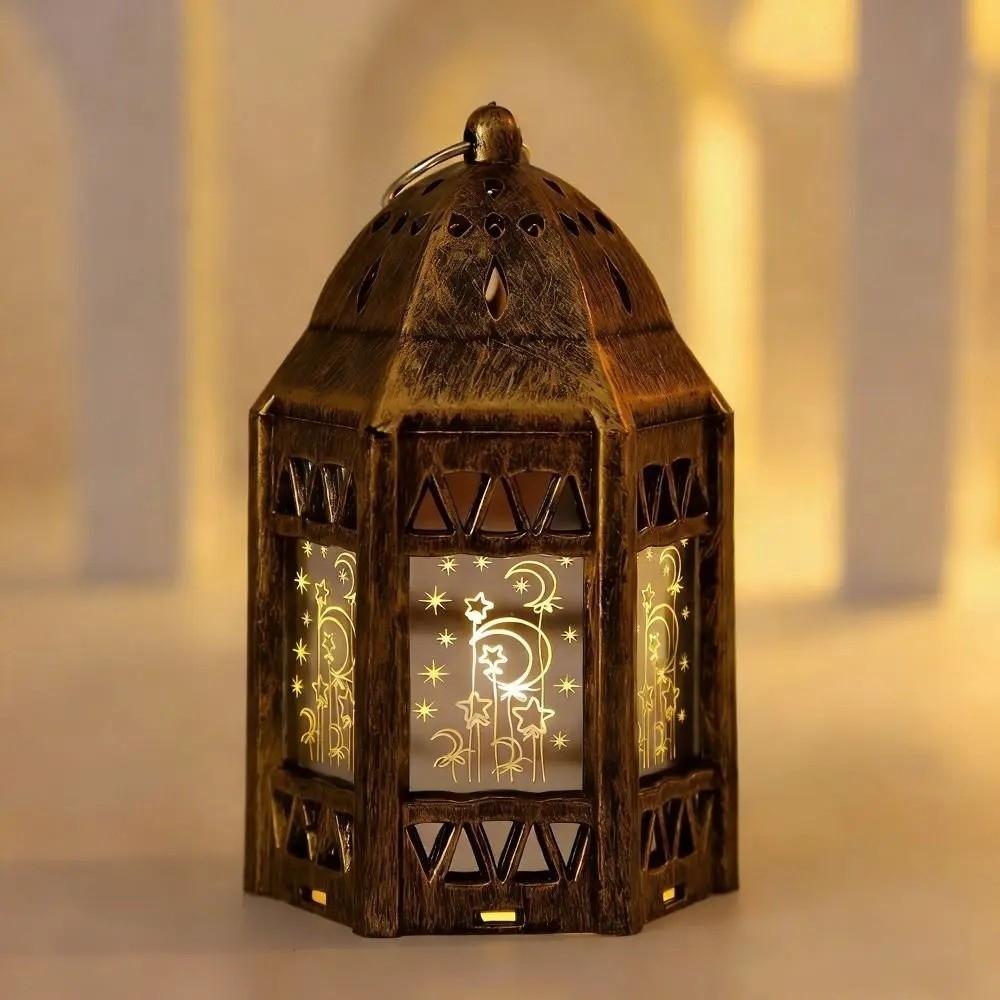 Flameless Muslim Ramadan Lantern Creative Battery Operated Candle  Eid Mubarak Ornaments
