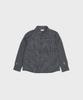 Oul Light Check Shirts Love Flower Deep Navy