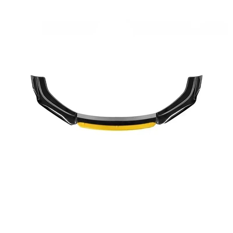 Universal Car Front Bumper Red Lip Splitter Diffuser Lip Body Kit Spoiler Bumpers Protector Work for Most Car Amagi