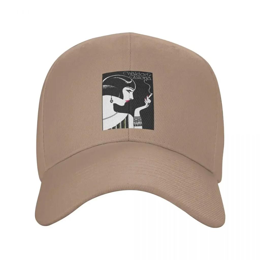 WALDORF ASTORIA Vintage Hotel Werbedruck Baseballkappe Sonnenschirm Truckerhut Sonnenhut Hüte Damen Herren