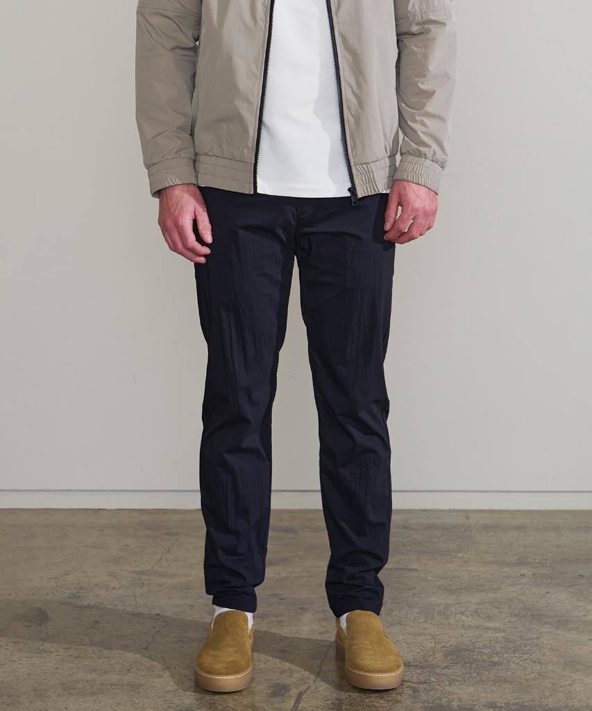 PANICALE Black Drawstring Nylon Pants