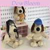 Wallace And Gromit Duck Tongue Hat And Motorcycle Hat Puppy Plush Dollfor Kids And Gift Use