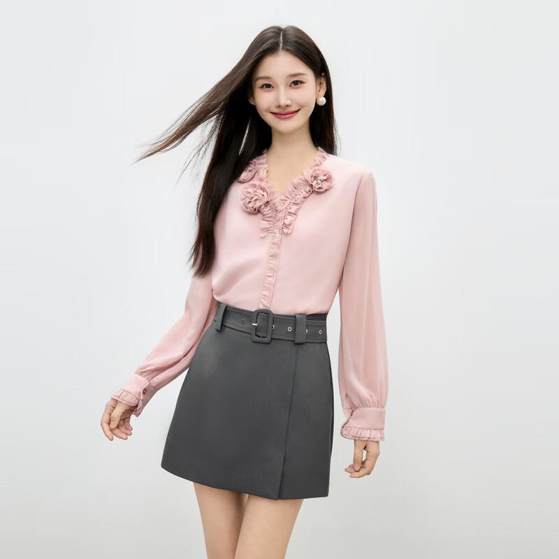 Autumn Water Yiren Romantic Chiffon Lace Top