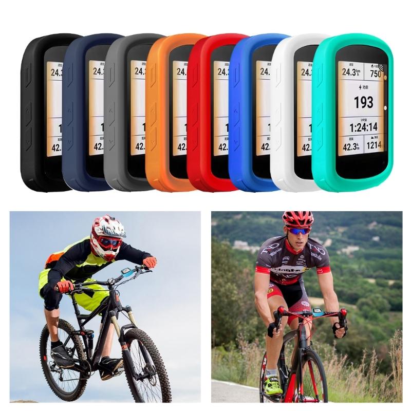 Skin-friendly Drop Resistant Anti-Drop Silicone Protective Case Compatible for-Garmin Edge 840 Premium-GPS Bike Computer