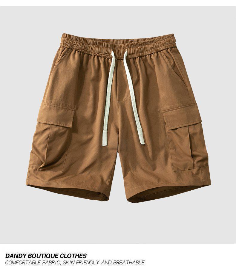 Men's Summer Cavalry Fabric Multi-Pocket Casual Shorts