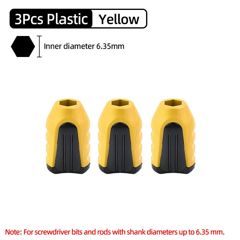 Magnetic Bit Holder Magnetic Ring Strong Magnetizer Demagnetizer Magnet Ring For 1/4 Inch 6.35mm Screwdriver Bit Holder Hand Tools Accessories