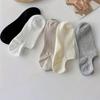 Japanese Style Non-Slip Low-Cut Women's Boat Socks - Breathable, Odor-Resistant, Invisible, Solid Color Antibacterial Design.