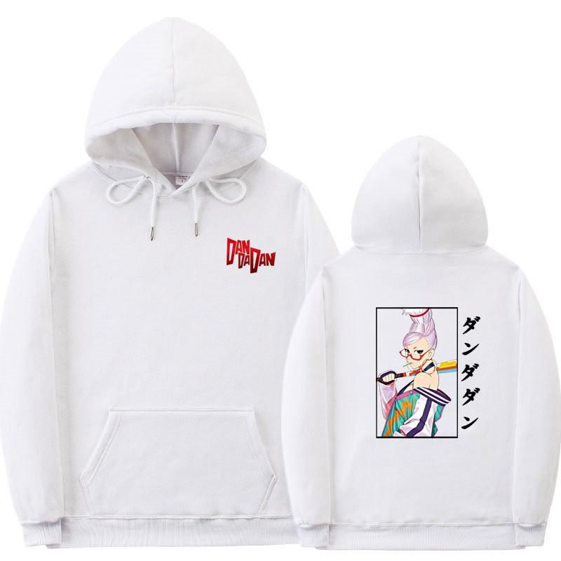 Anime-Inspired Oversized Hoodie With Ribbed Hem Unisex Sweatshirt Fall Casual Wear