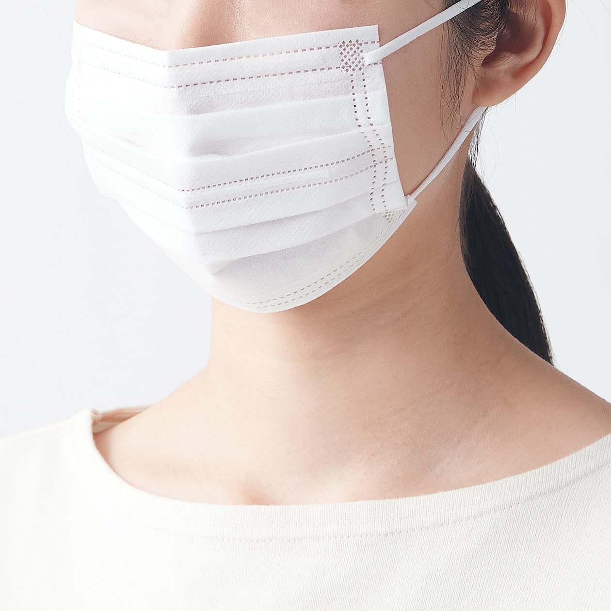 

MUJI Nonwoven 145 x 44513996 Masks, Medium, 5-Pack, Approx. 95mm,