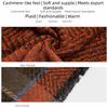Neck Warmer Hooded Cape Fishbone Pattern Women Shawl Elegant Knitted Scarf  Daily