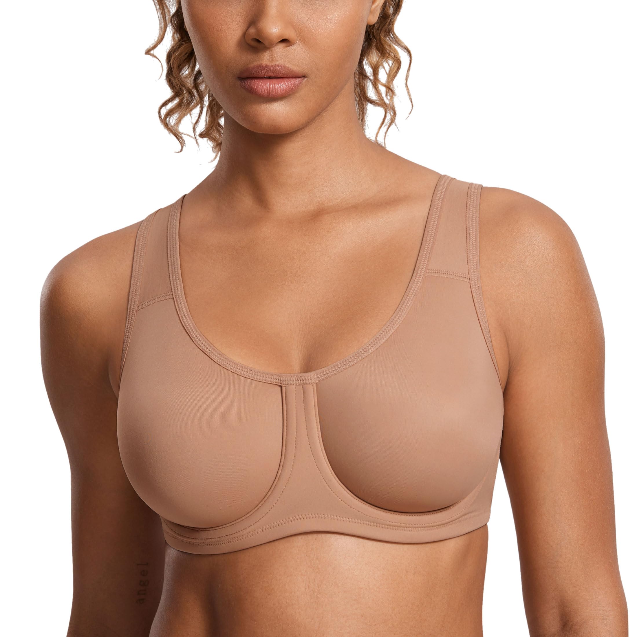 

Спортивный Нет Большого Размера Фитнес Формованный Однотонный Галька H95 [SYROKAN] Женский Бюстгальтер, Поддержка, На косточках, Бюстгальтер, Носить, Чашка, Цвет, Бежевый,