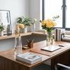 Minimalist Flower Vase Transparent Decorative Vase Aesthetic Glass Vase  Wedding Table