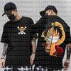 Camiseta Estampada de Anime Japonés One Piece para Hombre Roronoa Zoro Niño Infantil Harajuku Manga Corta Niños Camiseta de Luffy Ropa