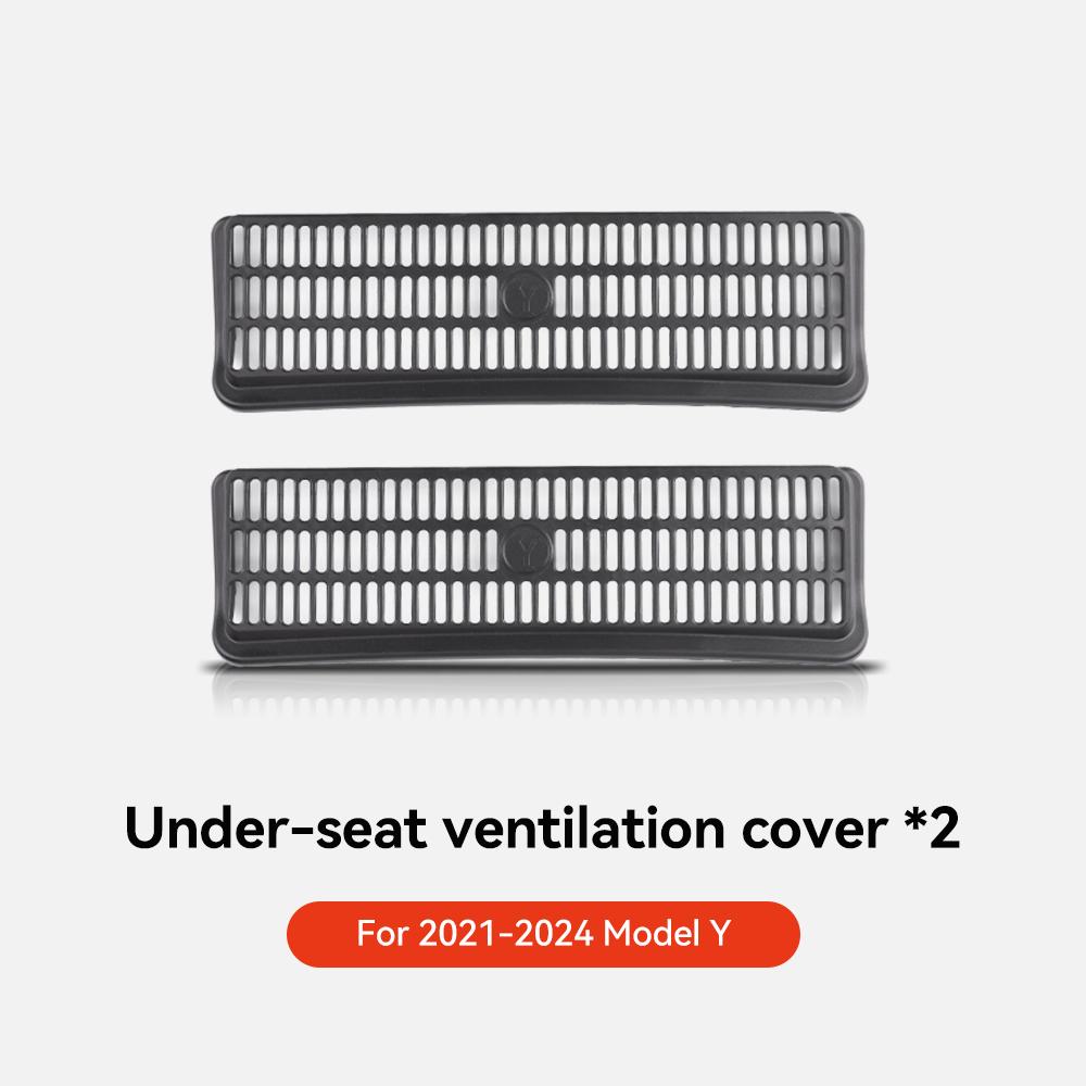 For Tesla Model 3/Y/YL Air Vents Cover Under Seat Outlet Protector Anti-blocking Dust Mesh 2025-2021 Accessories