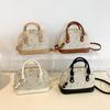 Damenhandtasche neue Mode Handtasche ethnischer Stil Muscheltasche ausländischer Stil Umhängetasche lässig vielseitig Umhängetasche Trend