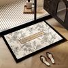 Diatom Mud Bathroom Mat - Absorbent, Quick-Drying, Non-Slip, Easy Clean & Dirt Resistant Foot Mat for Toilet & Door.