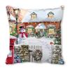 Santa Claus Sleeper Christmas Tree Dog Bunny Decorative Pillow Set Bedroom Sofa Dining Room Pillow Cover