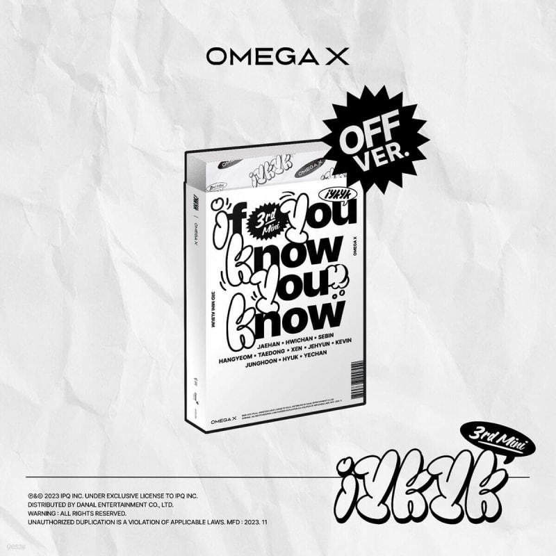 

OMEGA X - 3rd Mini Album : iykyk [OFF ver.]