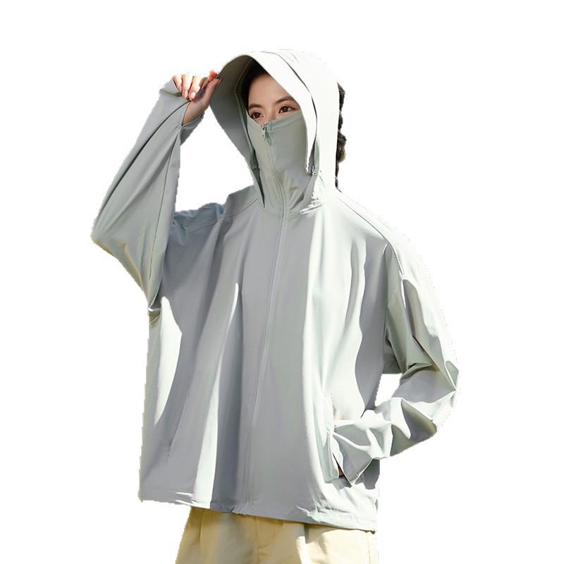 Sunscreen Clothing Women's UV Protection Outdoor Loose Sunscreen Top Jacket Sunscreen Clothing Men's Ice Silk Sunscreen Clothing